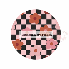 Load image into Gallery viewer, Valentines Daisy Checkers
