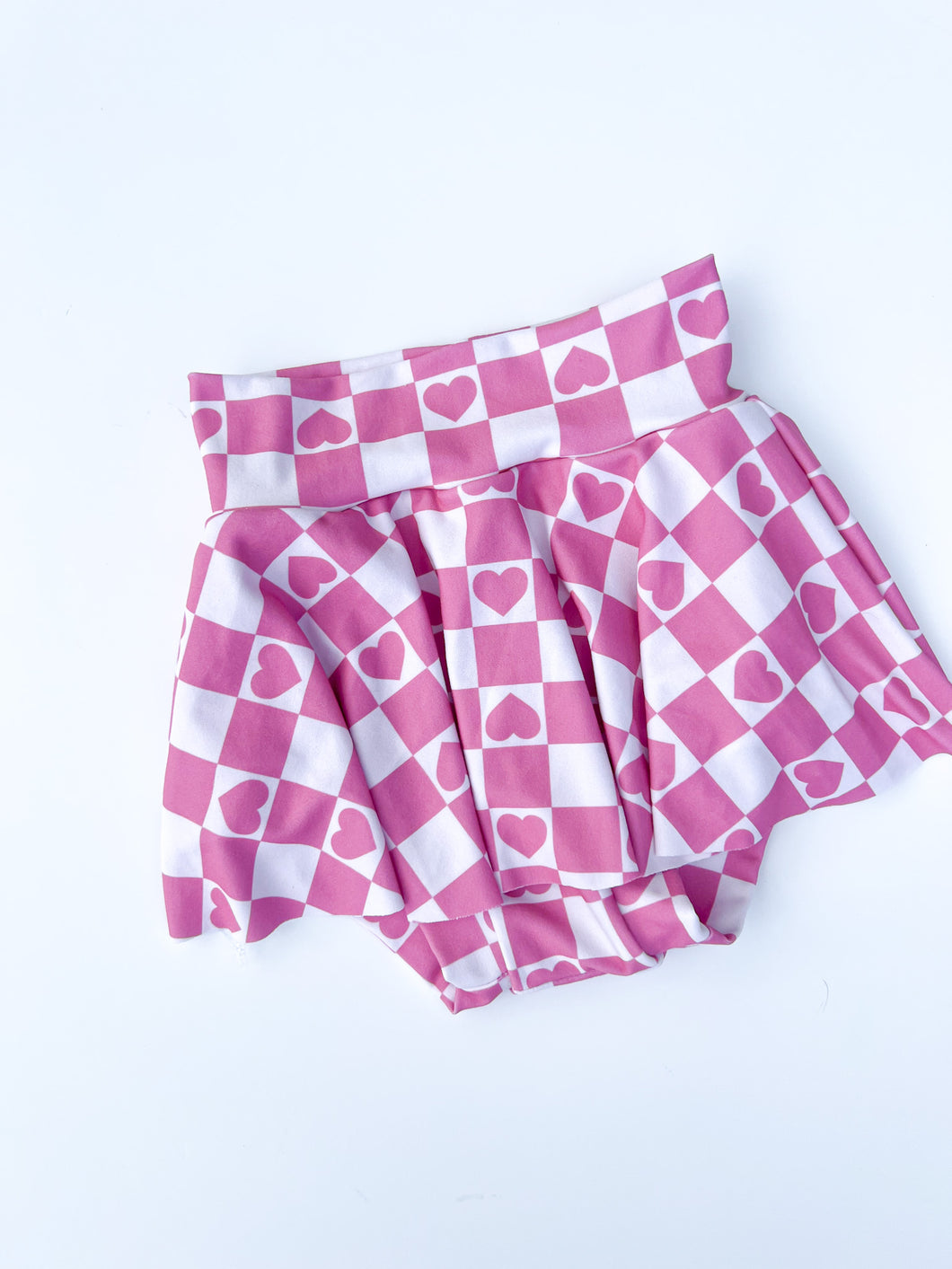 3t Heart Checkers Skirted Bummies
